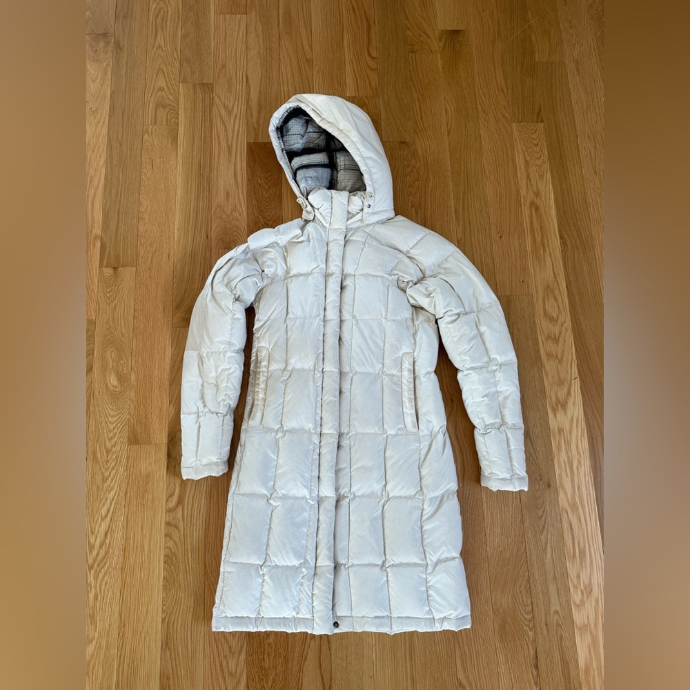 White Northface Parka